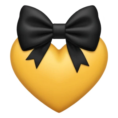 heart with a velvet bow, emo sticker