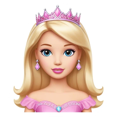 Barbie Princess and Pop Star sticker