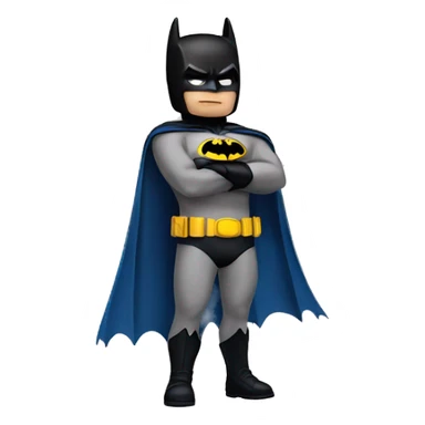 Batman giving flying kiss sticker
