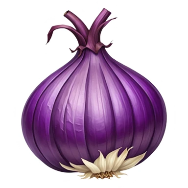 dried purple onion sticker