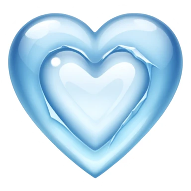 Corazón de hielo sticker