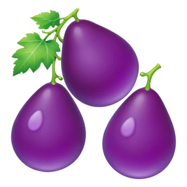 3 purple Drops with kool aids signature color, Juicy , no faces, just like the drops emoji 💦, just singular no extras, spraying left make them sideways sticker