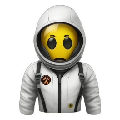 bio hazard suit sticker