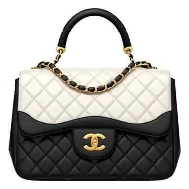 chanel bag color white with gold hardware sticker