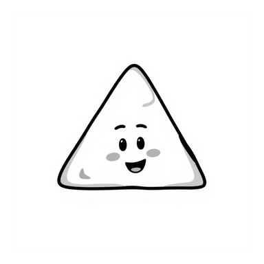 Triangle sticker
