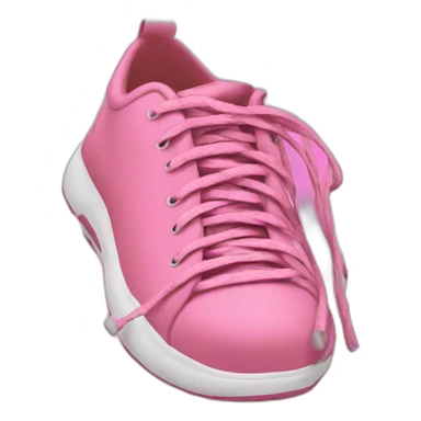 shoe-laces-pink sticker