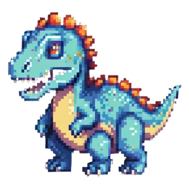 dinosaur with big toes sticker