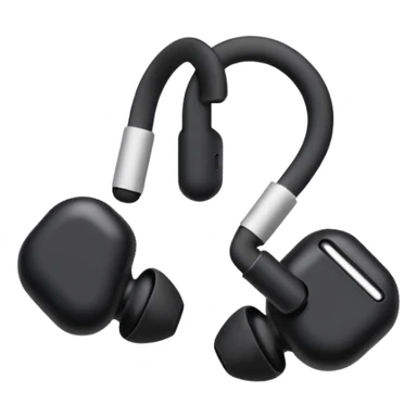 EarPods headphones, black sticker