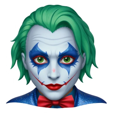 Glitter Blue coringa sticker