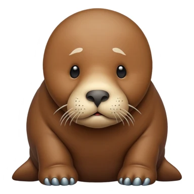 walrus pup sticker