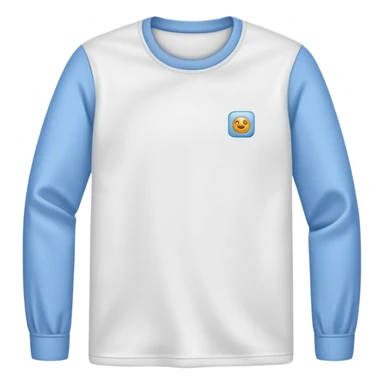 white long sleeve shirt sticker