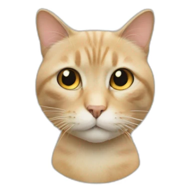 un chat et un humain sticker