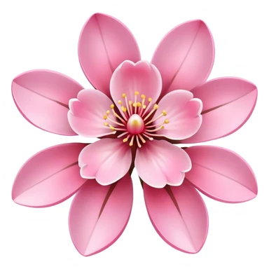 A cherry blossom sticker