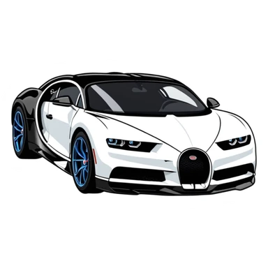 Bugatti Chiron sticker