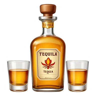 Bottle of Tequila sticker