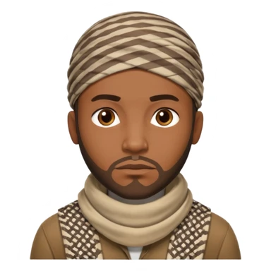 Make a African American gangster taliban terrorist emoji sticker