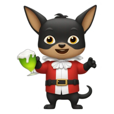 Chauve au fête de biarritz sticker