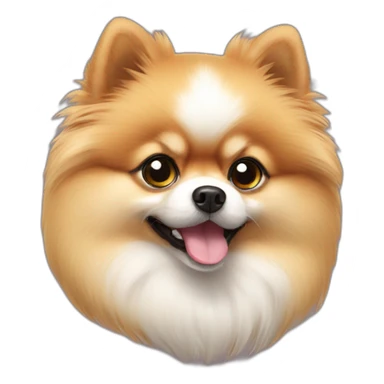 cute-dwarf-pomeranian sticker