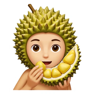 Lagi makan durianShark with a top hat sticker