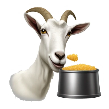 the goat eats caviar sticker
