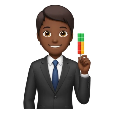 A Slack emoji to express "Japan Sales Presentation" - simple and intuitive sticker