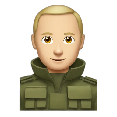 Vladimir Putin Russian soldier sticker