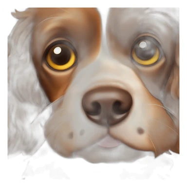 Cachorro Cocker spaniel marrom dormindo olhos fechados sticker