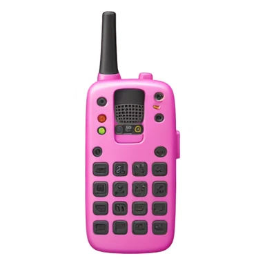 all-pink walkie talkie sticker