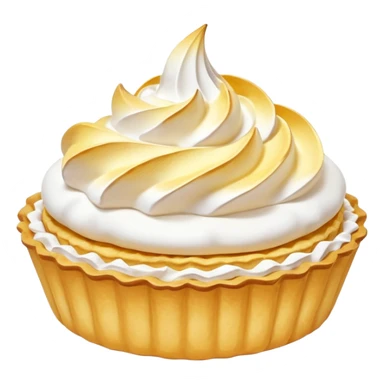 Lemon tartlet with meringue on top sticker