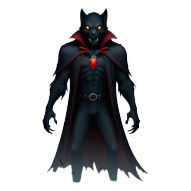 Icon for Horror Movies: A chilling collage with a monstrous werewolf or vampire, dark silhouettes, eerie graveyards, and creepy elements like spiders and tombstones. Ghostly fog surrounds, with a blood-red moon in the sky. The atmosphere is unsettling, eerie, and haunting. Transparent background. sticker