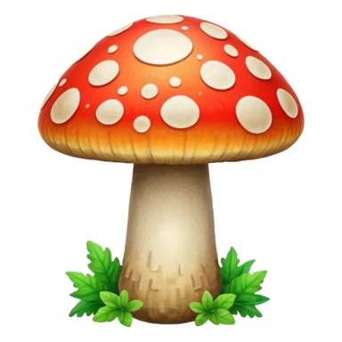 psychodelic mushroom single simple colorful harvested sticker