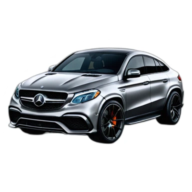 gle 63 amg coupe black sticker