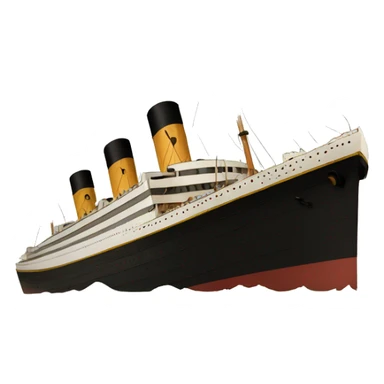 RMS Titanic White Star Line sticker