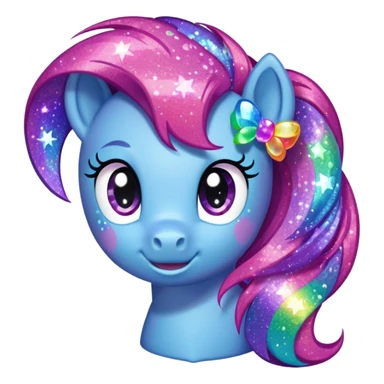 My Little Pony logo sparkly sticker