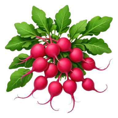 bunch of radishes sticker