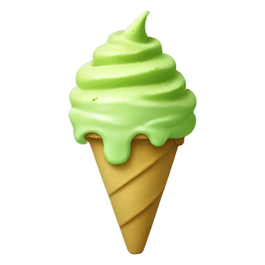 Aesthetic realistic pistachio icecream  sticker