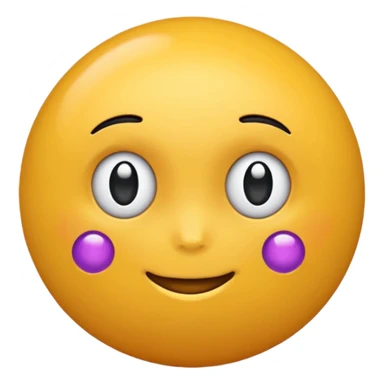 bola branco e roxa sticker