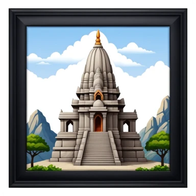 a girnar ji temple situated in india sticker