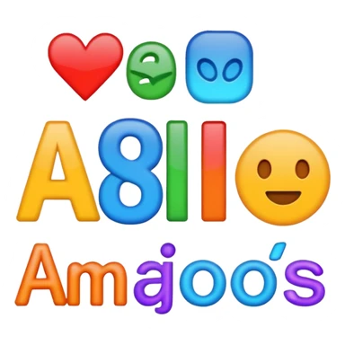 TEXT AMIGOS sticker