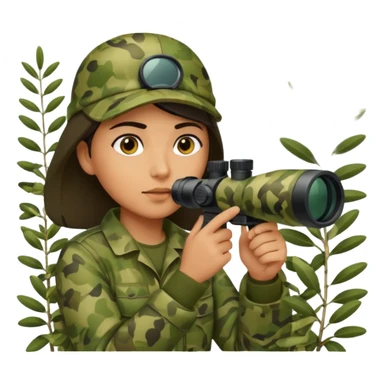 bush sniper sticker
