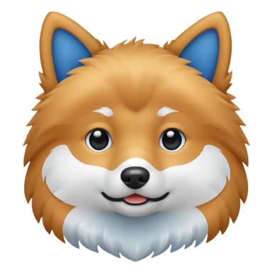 Ein blaer quadrat komplett blau eckig spitz ohne gesicht sticker