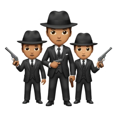 team of gangsters sticker