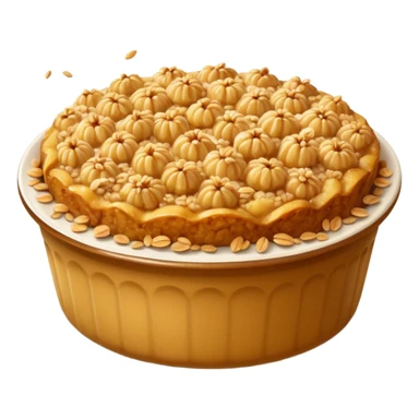 Apple crumble sticker
