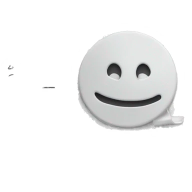 a white measuring tape sticker