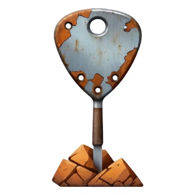 Double-sided quarry pick sticker