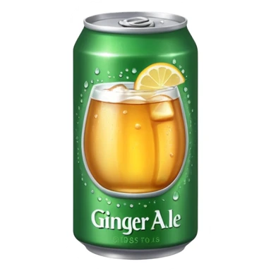ginger ale can sticker