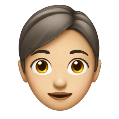 Girl side eye  sticker