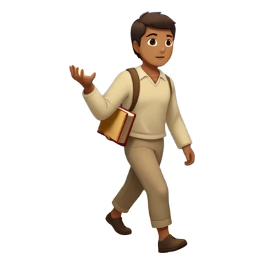 A man walks from darkness and inner conflict toward a glowing light in his chest, guided by intuition. Along the path, he passes through ambition and emptiness, then reaches a radiant mountaintop where healing transforms him into a fulfilled guide, holding a book and offering his hand to others. sticker