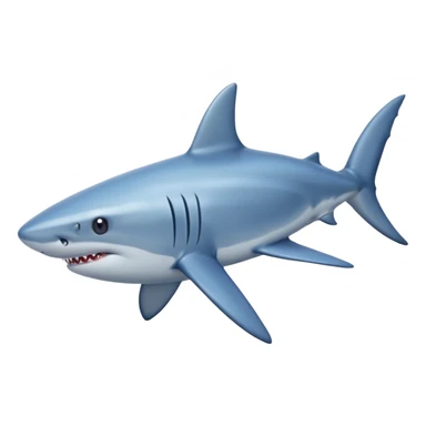shark swimming in sea water sticker