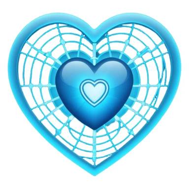 internet security heart sticker